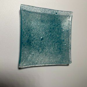 Teal trinket tray